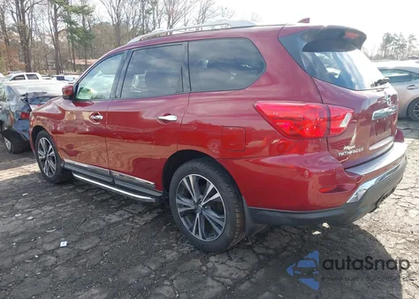 2019 Nissan Pathfinder Platinum z USA, uszkodzony, nr VIN 5N1DR2MNXKC636110